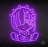 'Re:Zero Rem' Neon Sign - Shinedere
