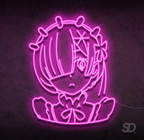 'Re:Zero Rem' Neon Sign - Shinedere
