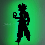 Goku LED Wall Silhouette - IZULIGHTS