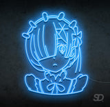 'Re:Zero Rem' Neon Sign - Shinedere