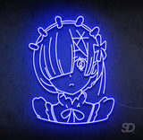 'Re:Zero Rem' Neon Sign - Shinedere