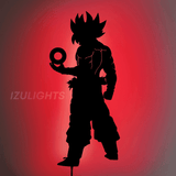 Goku LED Wall Silhouette - IZULIGHTS