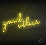 'Good Vibes' Neon Sign - Shinedere