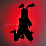 Mai Sakurajima LED Wall Silhouette - IZULIGHTS