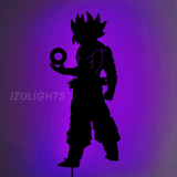 Goku LED Wall Silhouette - IZULIGHTS