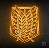 'Wings of Freedom' V1 Neon Sign - Shinedere