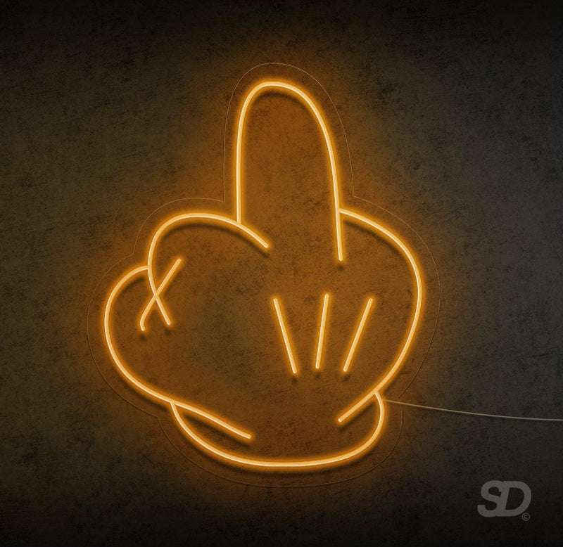 'Angry Mickey' Neon Sign - Shinedere