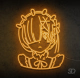 'Re:Zero Rem' Neon Sign - Shinedere