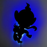 Chimchar LED Wall Silhouette - IZULIGHTS