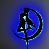 Sailor Moon V1 LED Wall Silhouette - Shinedere