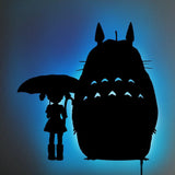 Totoro and Mei LED Wall Silhouette - IZULIGHTS