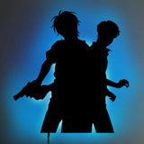 Ash x Eiji LED Wall Silhouette - IZULIGHTS