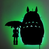 Totoro and Mei LED Wall Silhouette - IZULIGHTS