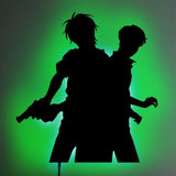 Ash x Eiji LED Wall Silhouette - IZULIGHTS