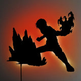 Shoto Todoroki LED Wall Silhouette - IZULIGHTS