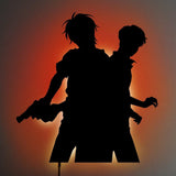 Ash x Eiji LED Wall Silhouette - IZULIGHTS