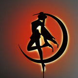 Sailor Moon V1 LED Wall Silhouette - Shinedere