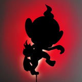 Chimchar LED Wall Silhouette - IZULIGHTS