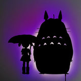 Totoro and Mei LED Wall Silhouette - IZULIGHTS