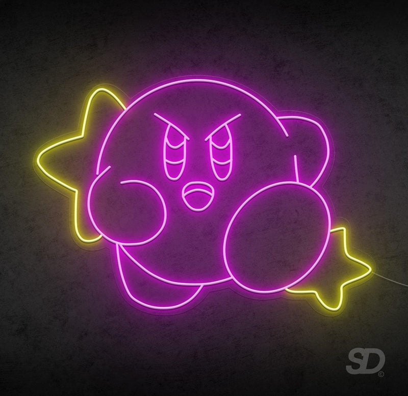 Kirby Neon Sign 2, Neon LED Sign, Neon Light