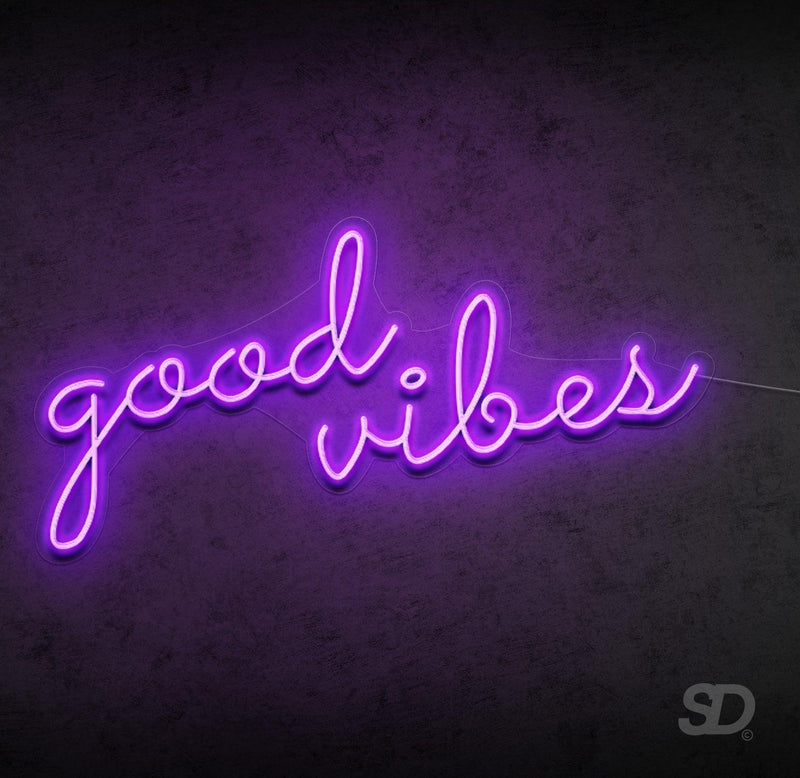 'Good Vibes' Neon Sign - Shinedere