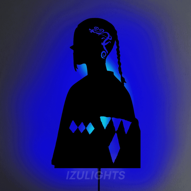 Draken LED Wall Silhouette - IZULIGHTS