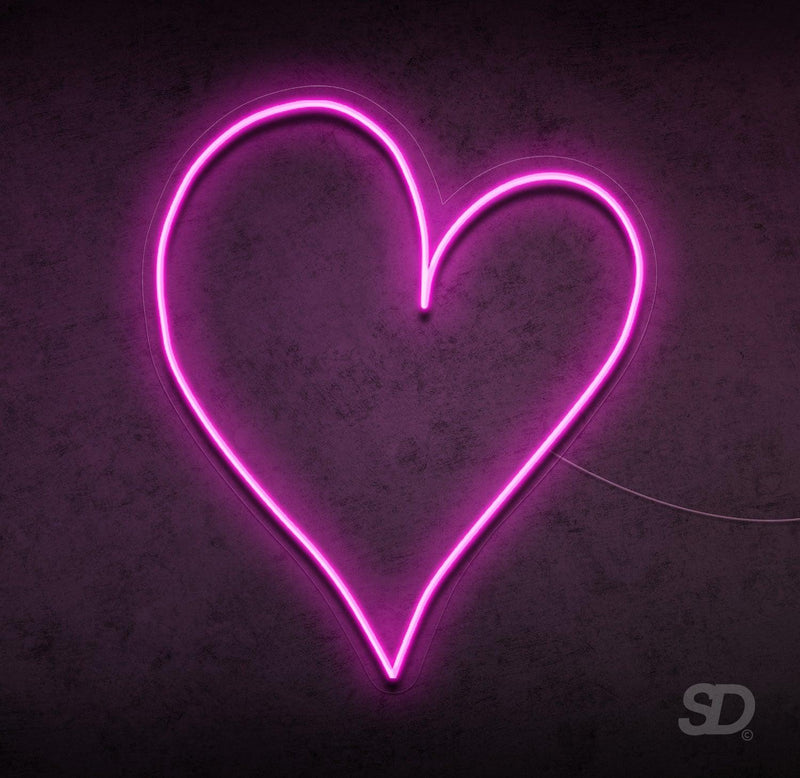 'Heart' Neon Sign - Shinedere