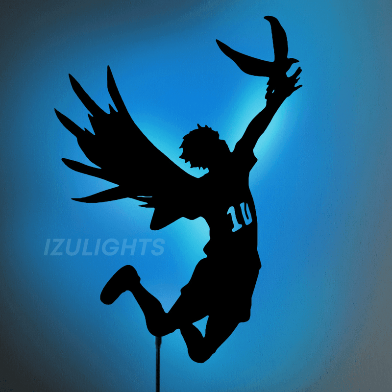 Hinata LED Wall Silhouette (HAIKYUU!!) - IZULIGHTS