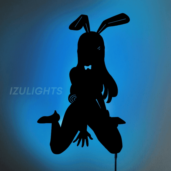 Mai Sakurajima LED Wall Silhouette - IZULIGHTS