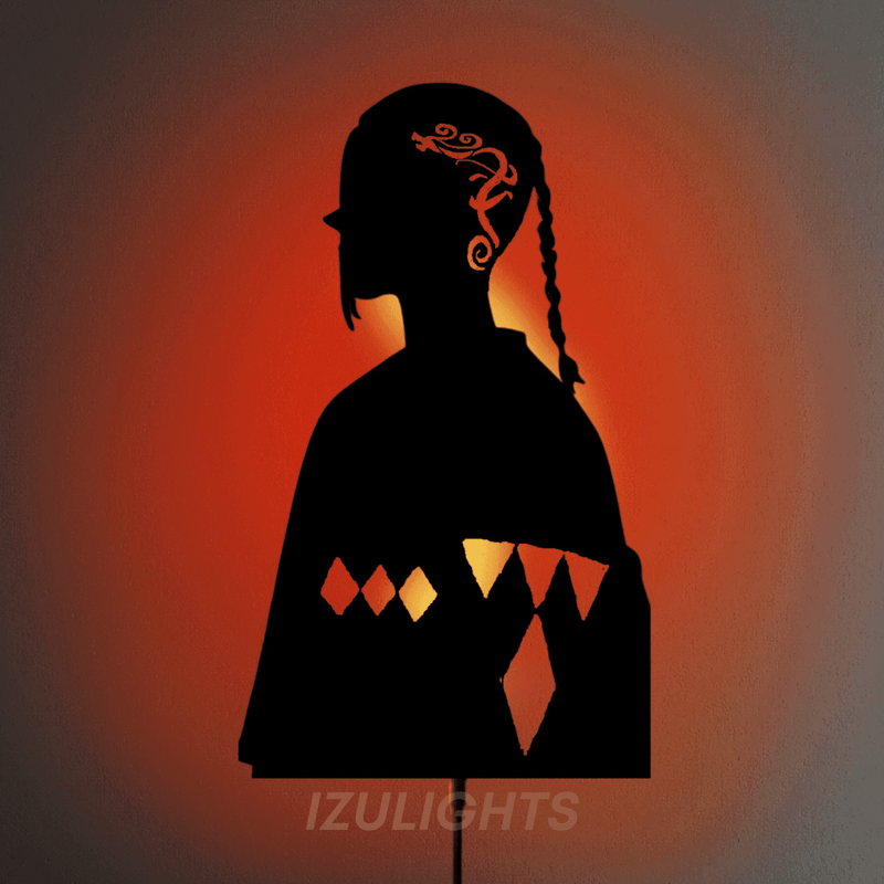 Draken LED Wall Silhouette - IZULIGHTS