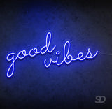 'Good Vibes' Neon Sign - Shinedere