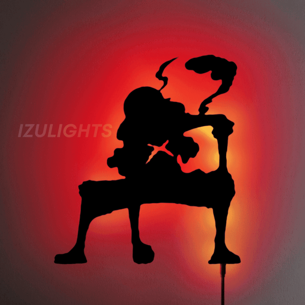 Luffy LED Wall Silhouette - IZULIGHTS