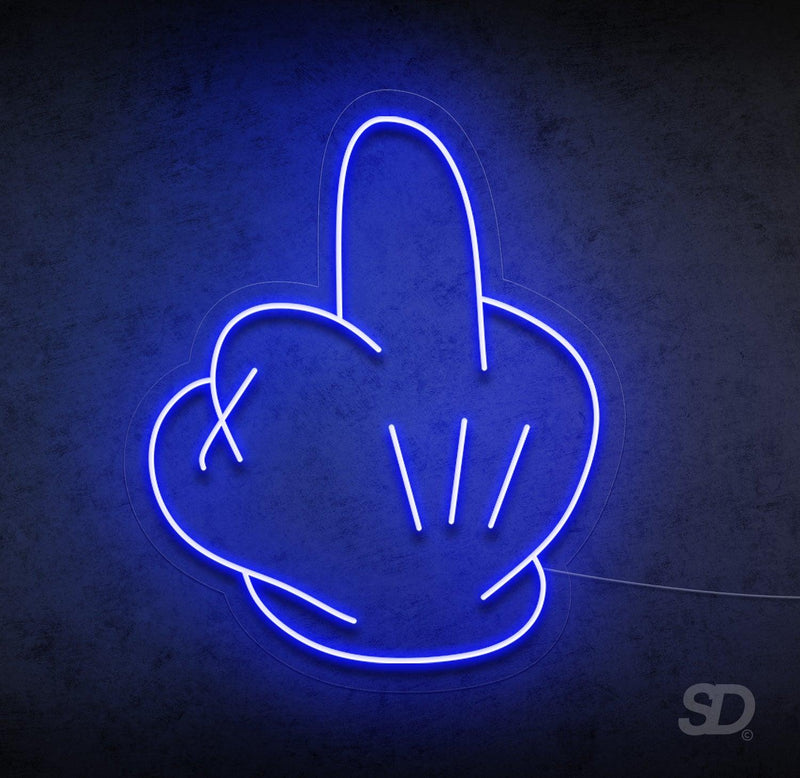 'Angry Mickey' Neon Sign - Shinedere