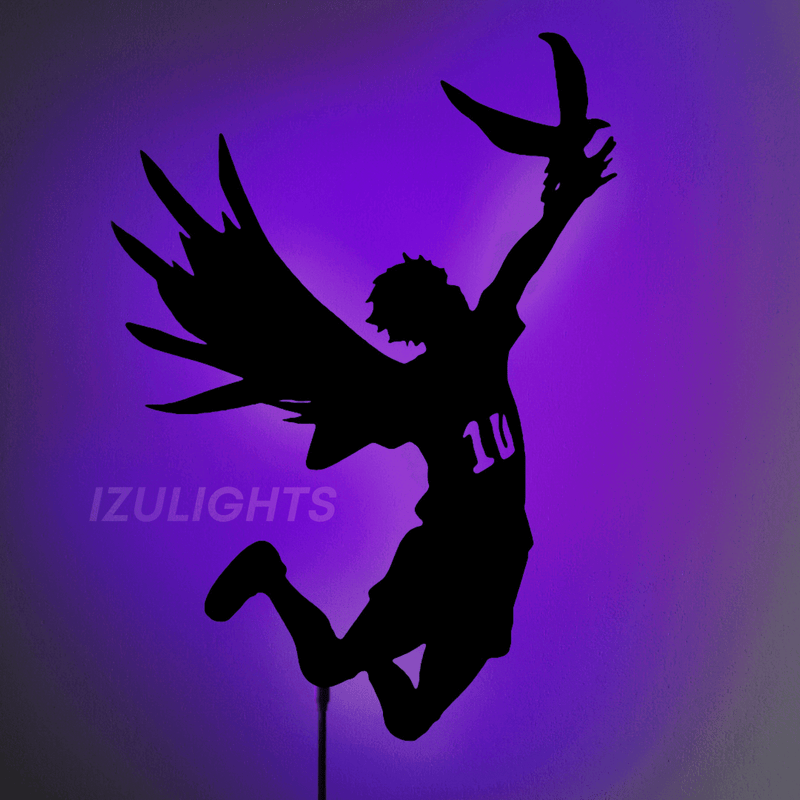 Hinata LED Wall Silhouette (HAIKYUU!!) - IZULIGHTS