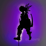 Bakugo LED Wall Silhouette - IZULIGHTS