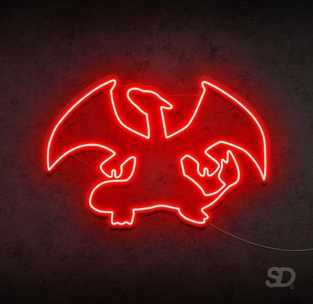 Charizard 2024 neon light