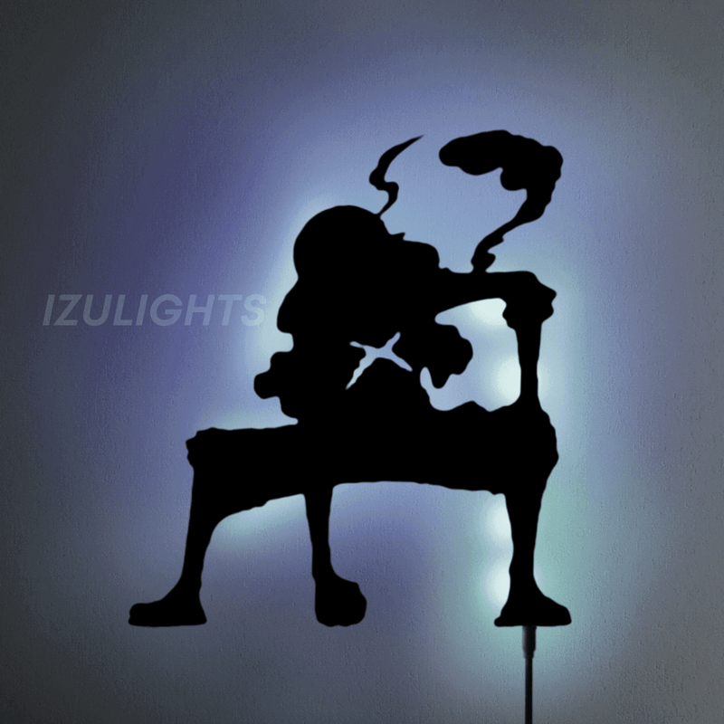 Luffy LED Wall Silhouette - IZULIGHTS