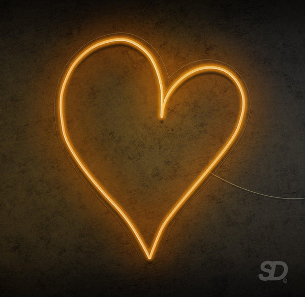 'Heart' Neon Sign - Shinedere