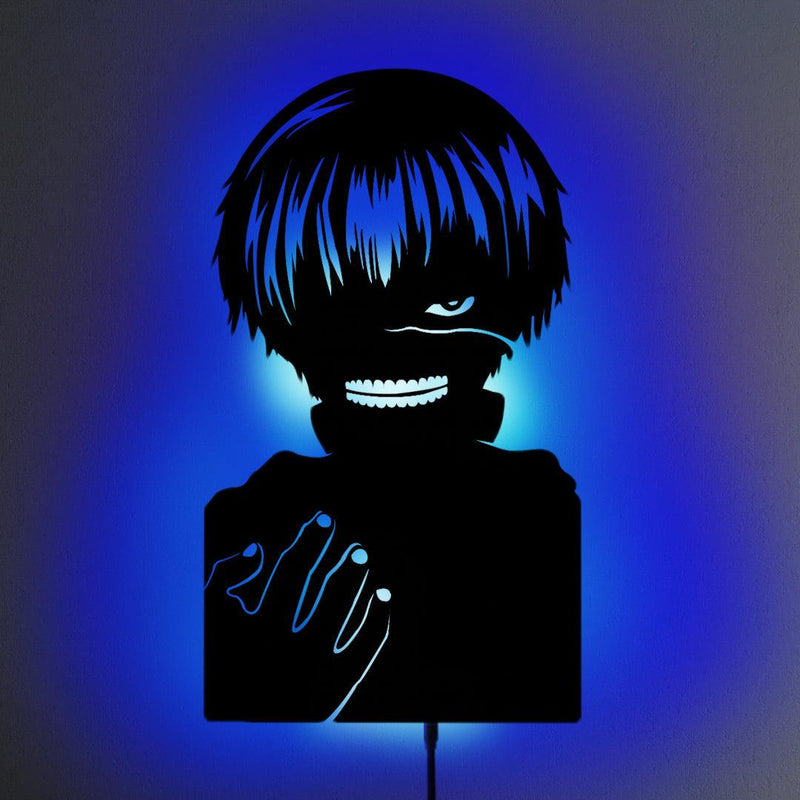 Kaneki V2 LED Wall Silhouette (TOKYO GHOUL) - Shinedere
