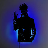 Gojo Satoru V2 LED Wall Silhouette (JUJUTSU KAISEN) - IZULIGHTS