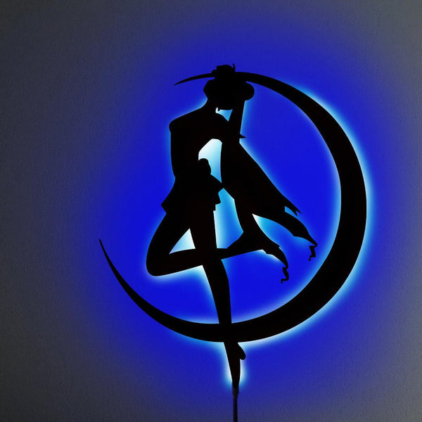 Sailor Moon V1 LED Wall Silhouette - Shinedere