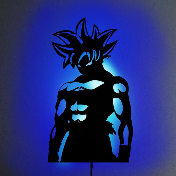 Goku V2 LED Wall Silhouette (DRAGON BALL Z) - Shinedere