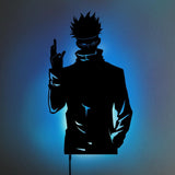 Gojo Satoru V2 LED Wall Silhouette (JUJUTSU KAISEN) - IZULIGHTS