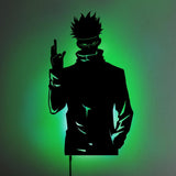 Gojo Satoru V2 LED Wall Silhouette (JUJUTSU KAISEN) - IZULIGHTS