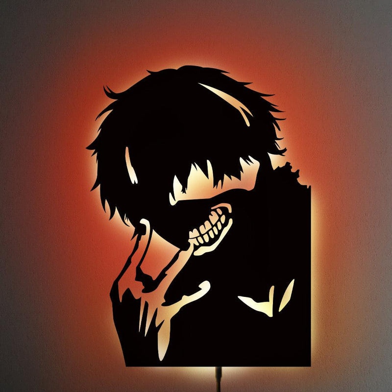 Kaneki V3 LED Wall Silhouette (TOKYO GHOUL) - Shinedere