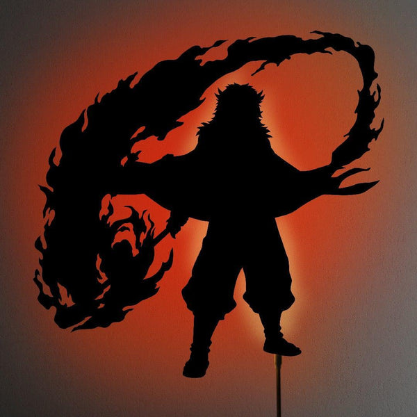 Rengoku LED Wall Silhouette - IZULIGHTS