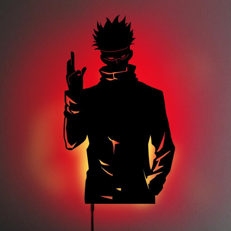 Gojo Satoru V2 LED Wall Silhouette (JUJUTSU KAISEN) - IZULIGHTS