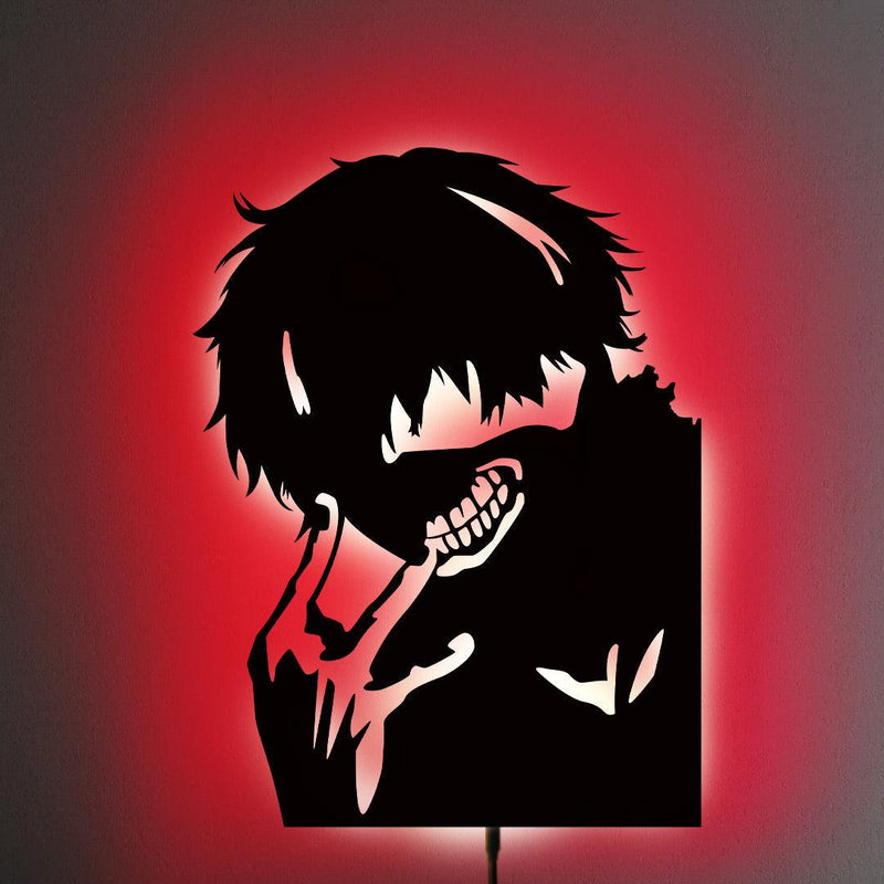 Kaneki V3 LED Wall Silhouette (TOKYO GHOUL) - Shinedere