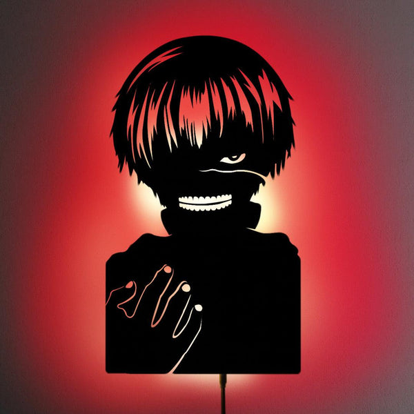 Kaneki V2 LED Wall Silhouette (TOKYO GHOUL) - Shinedere