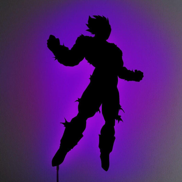 Vegeta LED Wall Silhouette - IZULIGHTS